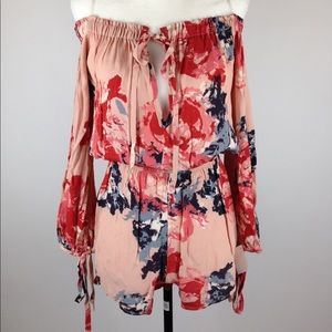 nwt the impeccable pig floral romper